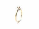 9ct Yellow Gold Diamond Solitaire Ring