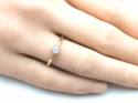 9ct Yellow Gold Diamond Solitaire Ring