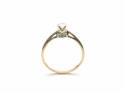 9ct Yellow Gold Diamond Solitaire Ring