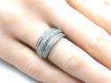 9ct White Gold Diamond Ring