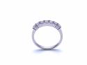 Silver 7 Stone CZ Eternity Ring
