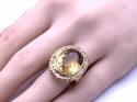 9ct Yellow Gold Citrine Solitaire Ring