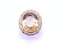 9ct Yellow Gold Citrine Solitaire Ring