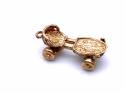 9ct Yellow Gold Rollerskate Charm