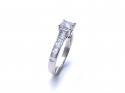 Platinum Solitaire Diamond Ring 0.72ct