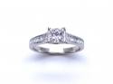 Platinum Solitaire Diamond Ring 0.72ct