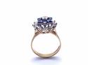 9ct Yellow Gold Sapphire & Diamond Ring