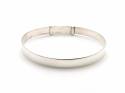 Silver Baby Plain expandable Bangle