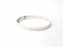 Silver Baby Plain Expandable Bangle