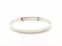 Silver Baby Plain Expandable Bangle