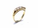 18ct Yellow Gold Diamond 5 Stone Ring