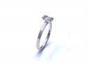 18ct White Gold Diamond Cluster Ring 0.37ct