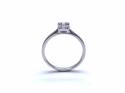 18ct White Gold Diamond Cluster Ring 0.37ct