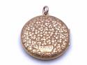 9ct Yellow Gold Ornate Locket 1909