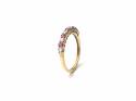 9ct Yellow Gold Ruby & Diamond Eternity Ring