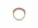 9ct Yellow Gold Ruby & Diamond Eternity Ring