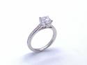 Platinum Diamond Solitaire Ring