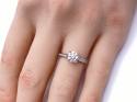 Platinum Diamond Solitaire Ring