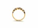 18ct Yellow Gold Sapphire & Diamond Eternity Ring