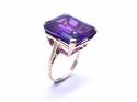 9ct Purple Synthetic Sapphire Ring