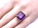 9ct Purple Synthetic Sapphire Ring