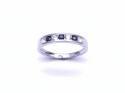 9ct Sapphire & CZ Eternity Ring