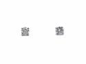 Platinum Diamond Stud Earrings 0.66ct