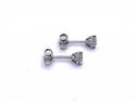 Platinum Diamond Stud Earrings 0.66ct