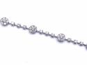 18ct White Gold Diamond Bracelet 3.20ct