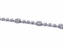 18ct White Gold Diamond Bracelet 3.20ct