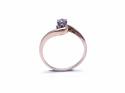 9ct Yellow Gold CZ Solitaire Ring