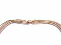 18ct Yellow Gold 4 Row Snake Necklet