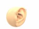 Silver Single Crossover Ear Cuff