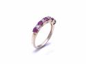 9ct Ruby & Diamond Eternity Ring