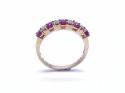 9ct Ruby & Diamond Eternity Ring