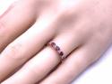 9ct Ruby & Diamond Eternity Ring