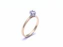 18ct Yellow Gold Diamond Solitaire Ring