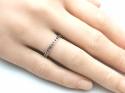 Silver Curb Chain Link Band Ring