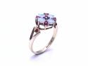 9ct Opal & Ruby Cluster Ring