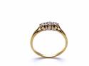18ct yellow Gold Diamond 3 Stone Ring