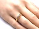 18ct yellow Gold Diamond 3 Stone Ring