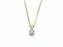 18ct Yellow Gold Diamond Necklet