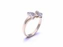 9ct Yellow Gold Diamond Butterfly Ring