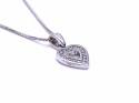 9ct Diamond Heart Pendant & Chain