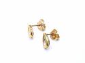 18ct Yellow Gold Diamond Stud Earrings