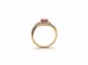 9ct Yellow Gold Ruby and Diamond Ring