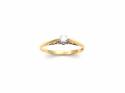 18ct Yellow Gold Diamond Solitaire Ring