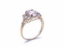 9ct Yellow Gold Kunzite & Topaz Ring