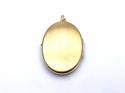 9ct Yellow Gold Floral Locket