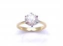 18ct Yellow Gold Diamond Solitaire Ring 2.16ct